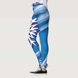 Schneeflocken im Wind - Leggings