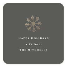 Schneeflocken-Imitate | Festtagsaufkleber