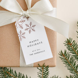 Schneeflocken Imitate Foliday Geschenkanhänger