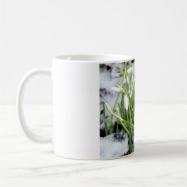 Schneeflocken in der Schneewelt-Tasse Kaffeetasse