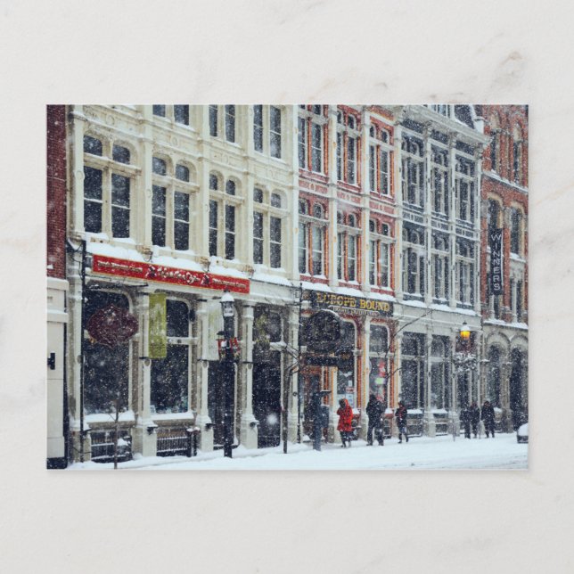 Schneeflocken in Toronto Postkarte (Vorderseite)
