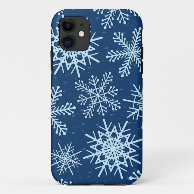 Schneeflocken, iPhone 5 Hülle (Rückseite)