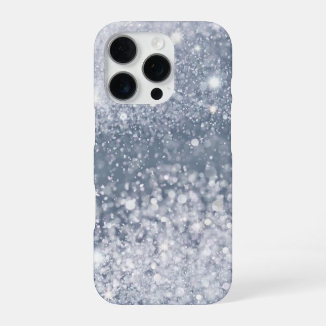 Schneeflocken iPhone Hülle (Rückseite)