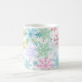 Schneeflocken Kaffeetasse