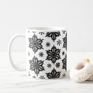 Schneeflocken Kaffeetasse