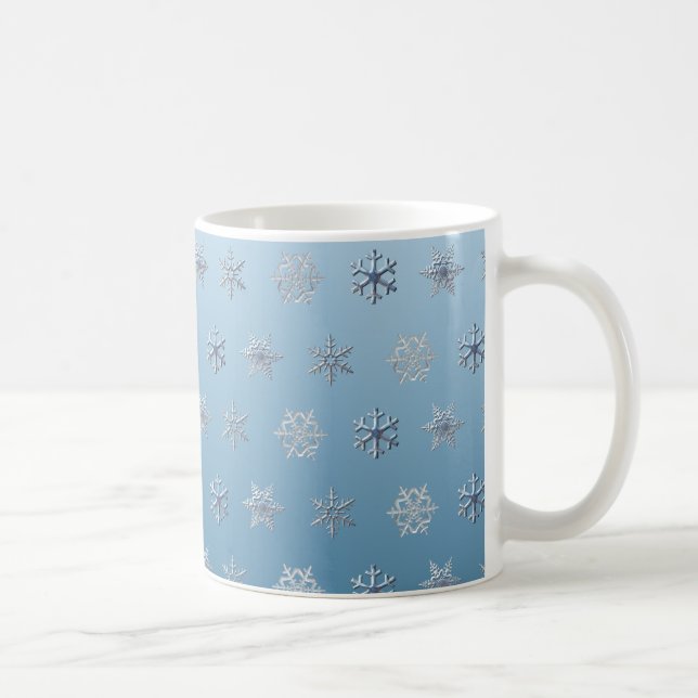 Schneeflocken Kaffeetasse (Rechts)