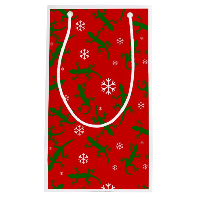 Schneeflocken Kleine Geschenktüte (Vorderseite)