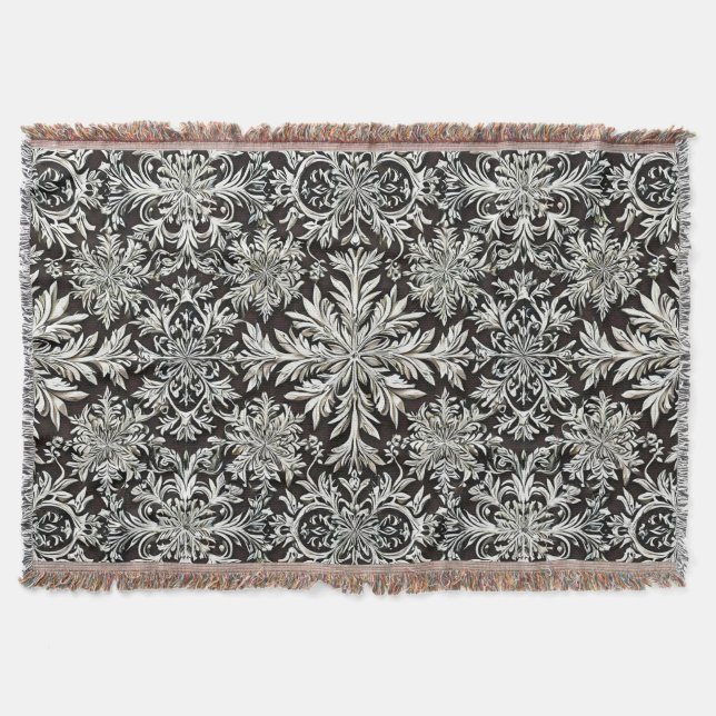 Schneeflocken Kunst Decke (Vorderseite)