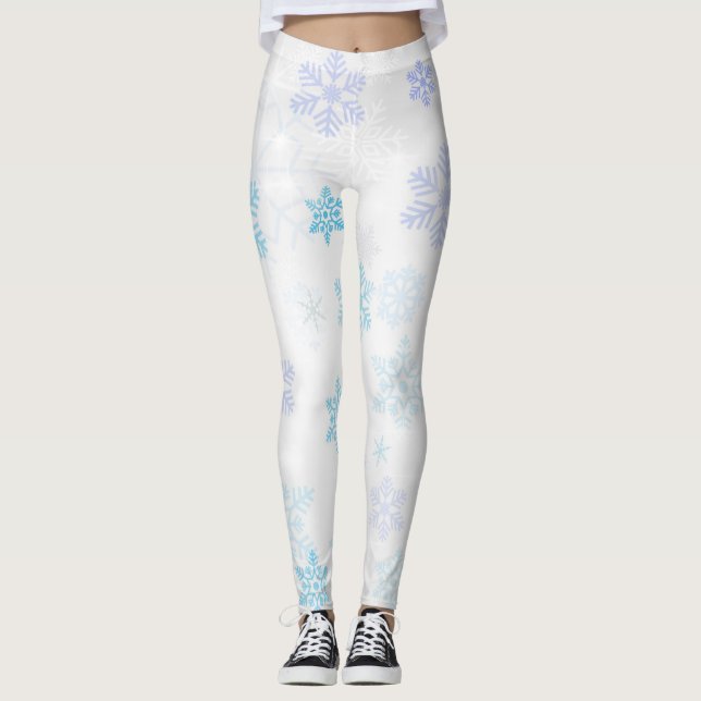 Schneeflocken Leggings (Vorderseite)