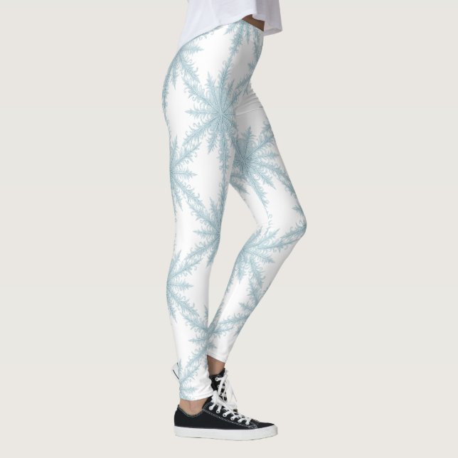 Schneeflocken-Leggings - Feiertag Leggings (Rechts)