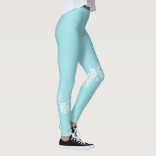 Schneeflocken-Leggings für Frauen Leggings
