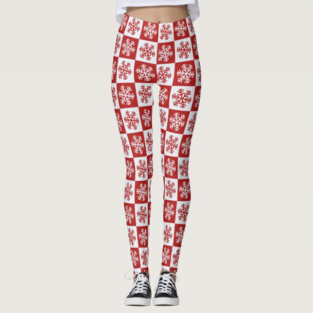 Schneeflocken-Leggings Leggings (Vorderseite)