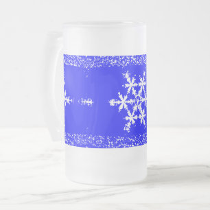 Schneeflocken Mattiert 16 oz Mattierte Tasse
