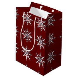 Schneeflocken Mittlere Geschenktüte