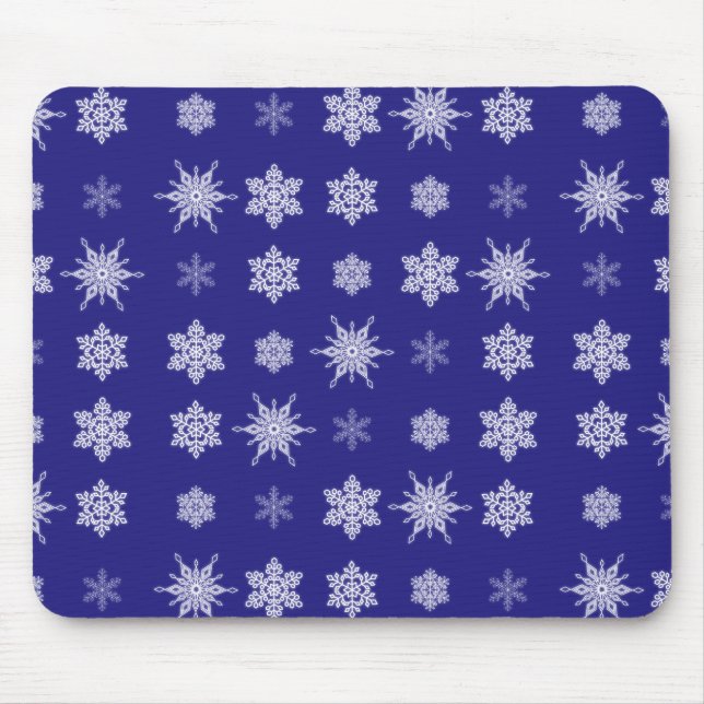 Schneeflocken Mousepad (Vorne)