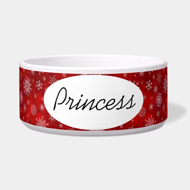 Schneeflocken Napf (Vorderseite)