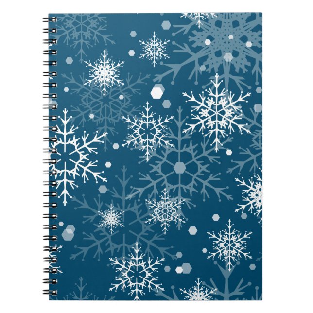 Schneeflocken Notizblock (Vorderseite)