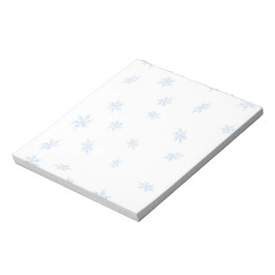 Schneeflocken Notizblock