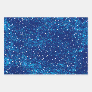 Schneeflocken, ohne Tabby Geschenkpapier Set