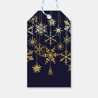 Schneeflocken-Ornamente Geschenkanhänger
