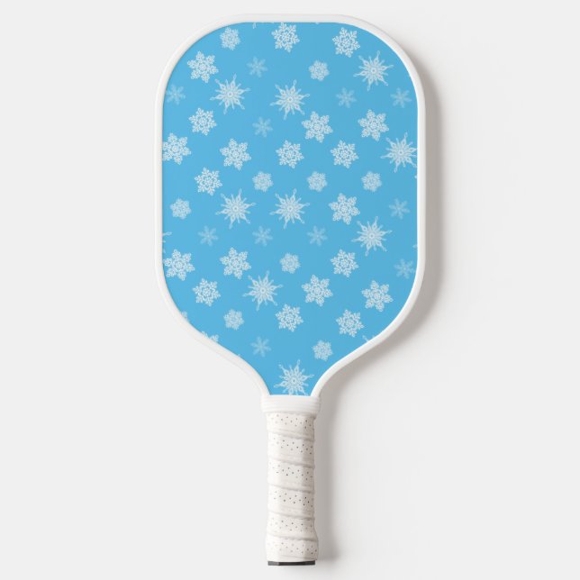 Schneeflocken Pickleball Schläger (Vorderseite)