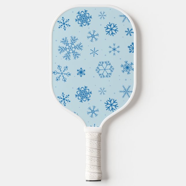 Schneeflocken Pickleball Schläger (Vorderseite)