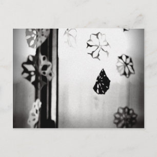 Schneeflocken Postkarte