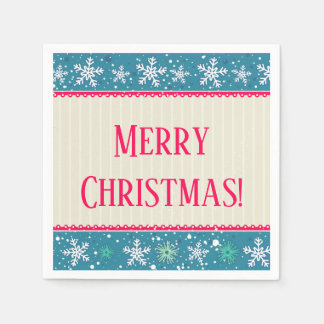 Schneeflocken & Präsentierte Napkins Serviette