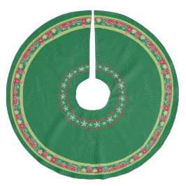 Schneeflocken & Präsentierten Baumrock Polyester Weihnachtsbaumdecke