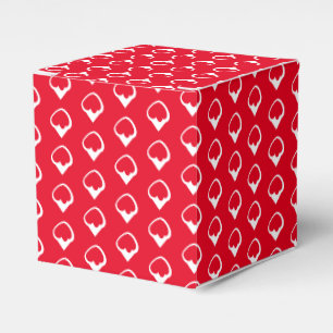 Schneeflocken Rot Geschenk Geschenkschachtel