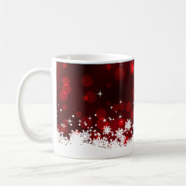 Schneeflocken - Rot Kaffeetasse