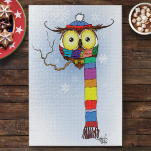 Schneeflocken Scarf Hat Niedlich Puzzle