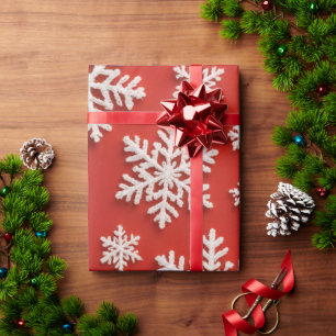 Schneeflocken-Schatz Geschenkpapier