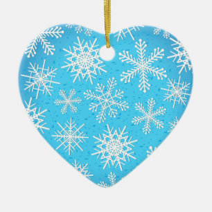 Schneeflocken, Schmuck Keramikornament