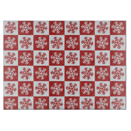 Schneeflocken Schneidebrett