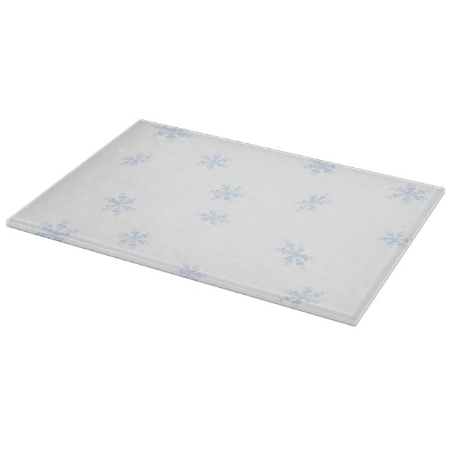 Schneeflocken Schneidebrett (Ecke)