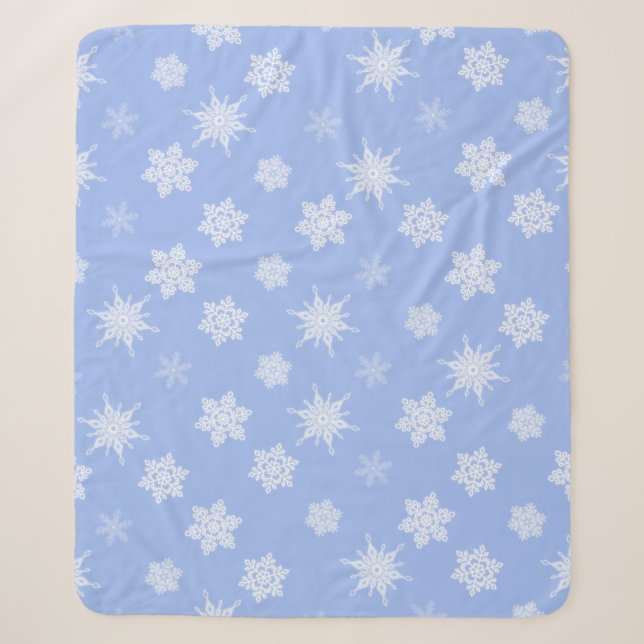 Schneeflocken Sherpadecke (Vorderseite)