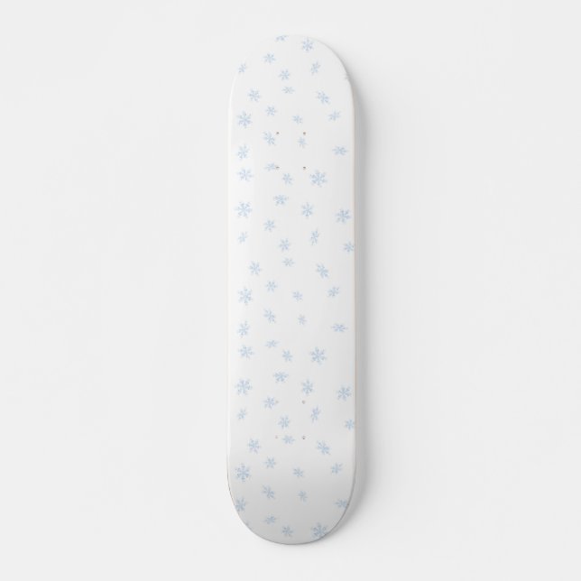 Schneeflocken Skateboard (Vorne)