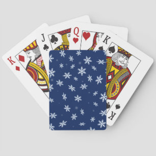 Schneeflocken Spielkarten