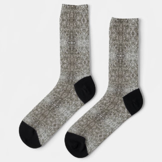 Schneeflocken-Spitzen-Baumrinden-Muster Socken