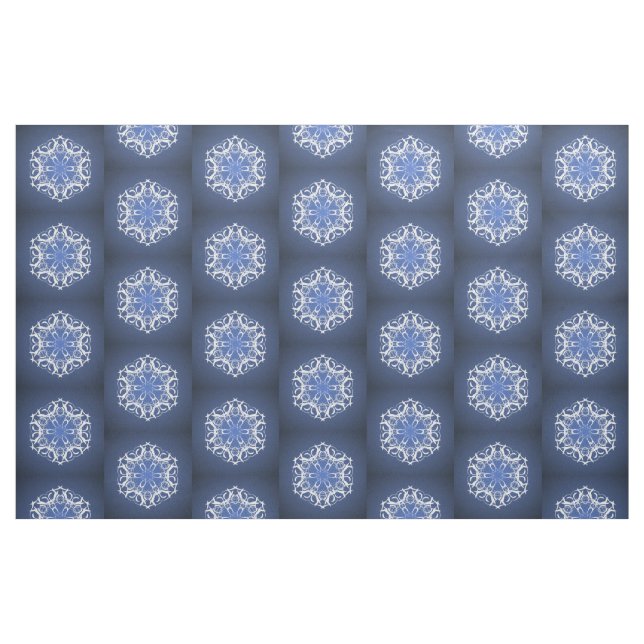 Schneeflocken Stoff (Fat Quarter (45,7 x 55,9 cm))