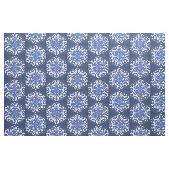 Schneeflocken Stoff (Fat Quarter (45,7 x 55,9 cm))