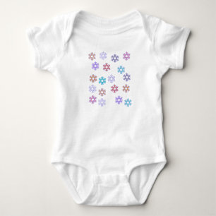Schneeflocken Süße Baby / Kleinkind Bodysuit Strampler