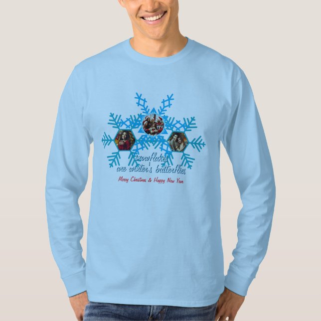 Schneeflocken T-Shirt (Vorderseite)