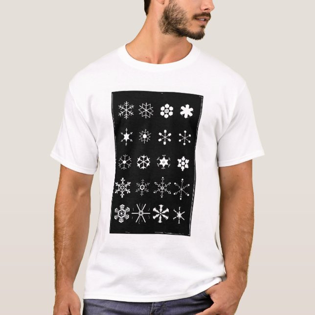 Schneeflocken T-Shirt (Vorderseite)
