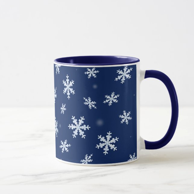 Schneeflocken Tasse (Rechts)