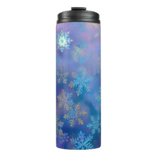 Schneeflocken Thermosbecher