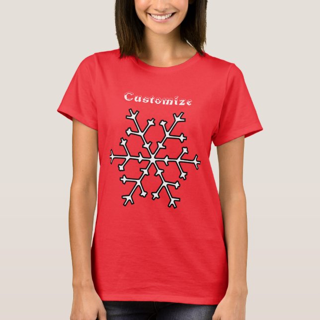 Schneeflocken Thunder_Cove T - Shirt (Vorderseite)
