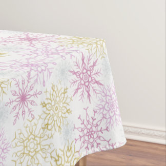 Schneeflocken Tischdecke
