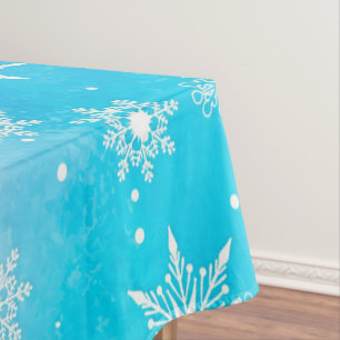 Schneeflocken Tischdecke